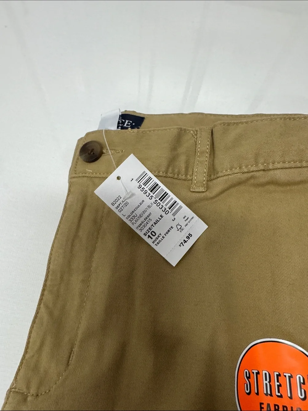 Boys Chinos 10 Husky Navy Tan Black Lot Of 3 School Uniform